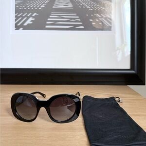 D&G Glossy Black Sunglasses